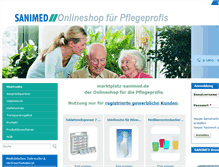 Tablet Screenshot of marktplatz-sanimed.de